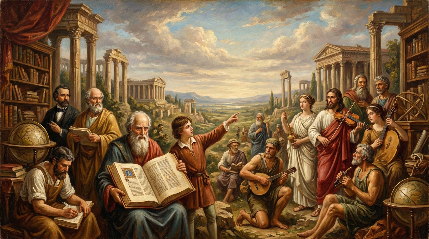 Humanistic Theme Oil Painting Portfolio