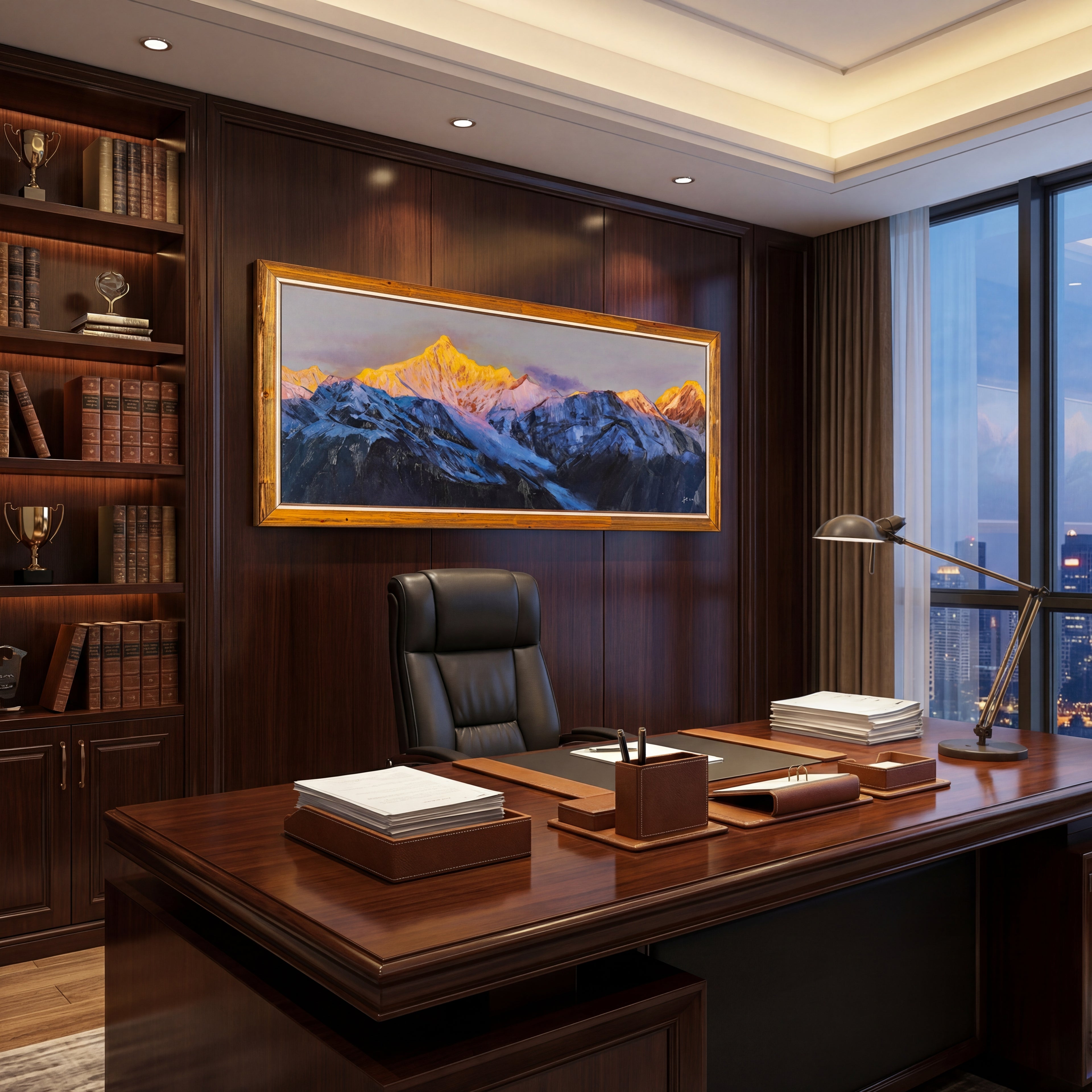 "To witness the Sunlit Golden Peaks is to embrace a year of good fortune."