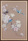 "Magnolia & Two Birds" Decorative Oil Painting