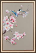 "Magnolia & Perching Birds" Decorative Oil Painting